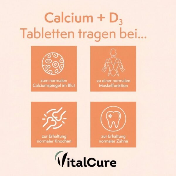VitalCure Calcium + D3 Tabletten