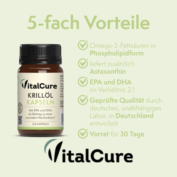 VitalCure Krillöl Kapseln