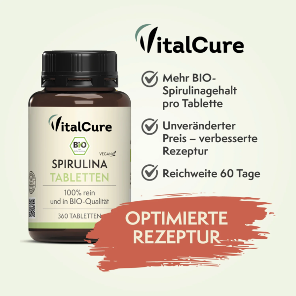 VitalCure BIO Spirulina 500mg Tabletten